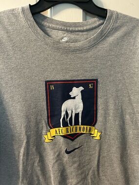 A. F. C. Richmond Nike Gray Tee X-Large EXCELLENT